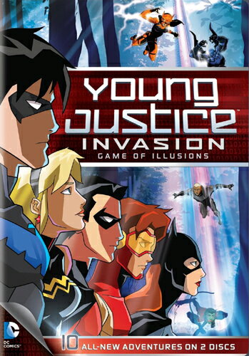 【こちらの商品はお取り寄せの商品になります。入荷の目安：1〜3週間】 ※万が一、メーカーに在庫が無い場合はキャンセルとさせて頂く場合がございます。その際はご了承くださいませ。 Young Justice Invasion : Game Of Illusions - Season Two, Part 2 [ US / Warner Home Video / DVD ] 新品！ ※こちらのDVDはリージョンコード(DVD地域規格)が【1】になります。 日本製のデッキではご覧頂けませんのでご注意下さい。 リージョンコードフリーのDVDデッキなど対応機種でご覧下さい。 ※アメリカ盤につき日本語字幕はございません。 6人のティーンエイジャーで構成されたヤング・ジャスティス・リーグが活躍する新ヒーロー・アニメーション・シリーズ2のVol.2を収録した北米版DVD！ 【仕様】 ■音声：英語 ■字幕：英語 ■ディスク枚数：2枚 ■収録時間：本編217分　