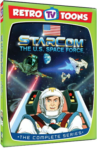 【こちらの商品はお取り寄せの商品になります。入荷の目安：1〜3週間】 ※万が一、メーカーに在庫が無い場合はキャンセルとさせて頂く場合がございます。その際はご了承くださいませ。 Retro TV Toons - Starcom The US Space Force - The Complete Series [ US / Mill Creek Entertainment / DVD ] 新品！ ※こちらのDVDはリージョンコード(DVD地域規格)が【1】になります。 日本製のデッキではご覧頂けませんのでご注意下さい。 リージョンコードフリーのDVDデッキなど対応機種でご覧下さい。 ※アメリカ盤につき日本語字幕はございません。 アメリカのアニメ『スターカム』をコンプリートで収録した北米版DVD！！ 【仕様】 ■音声：英語 ■ディスク枚数：1枚 ■収録時間：本編287分　