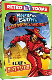 新品北米版DVD！【怪盗カルメンサンディエゴ】 Retro TV Toons - Where on Earth is Carmen Sandiego- ACME's Most Wanted！