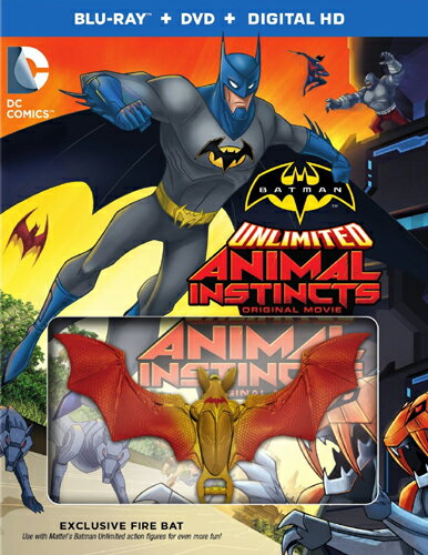 【こちらの商品はお取り寄せの商品になります。入荷の目安：1〜3週間】 ※万が一、メーカーに在庫が無い場合はキャンセルとさせて頂く場合がございます。その際はご了承くださいませ。 Batman Unlimited: Animal Instincts [Blu-ray/DVD]（フィギュア付き） [ US / Warner Home Video / Blu-ray＋DVD ] 新品！ [Blu-ray] の方は国内ブルーレイデッキで日本盤ブルーレイと同じようにご覧頂けます。 [DVD]の方はリージョンコード(DVD地域規格)が【1】になります。リージョンコードフリーのDVDデッキなど対応機種でご覧下さい。 ※アメリカ盤につき日本語字幕はございません。 『Batman Unlimited: Animal Instincts』の北米版ブルーレイ！！ DVDもセットになっています。 【仕様】 ■音声：英語 ■字幕：英語 ■ディスク枚数：2枚 ■収録時間：本編66分　
