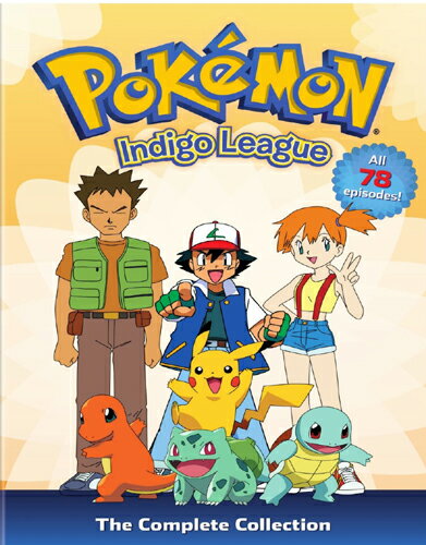 ■北米版DVD!【ポケモン/ポケットモンスター】Pokemon: Season 1 - Indigo League - The Complete Collection <英語音声>
