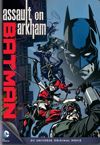【こちらの商品はお取り寄せの商品になります。入荷の目安：1〜3週間】 ※万が一、メーカーに在庫が無い場合はキャンセルとさせて頂く場合がございます。その際はご了承くださいませ。 Batman: Assault On Arkham バットマン：アサルト・オン・アーカム [ US / Buena Vista / DVD ] 新品！ ※こちらのDVDはリージョンコード(DVD地域規格)が【1】になります。 日本製のデッキではご覧頂けませんのでご注意下さい。 リージョンコードフリーのDVDデッキなど対応機種でご覧下さい。 ※アメリカ盤につき日本語字幕はございません。 バットマン：アーカムシリーズをモデルに、その前日譚を描くアニメーション作品『Batman: Assault On Arkham』の北米版DVD！！ 【仕様】 ■音声：英語 ■字幕：英語,フランス語,スペイン語 ■ディスク枚数：1枚 ■収録時間：本編72分　