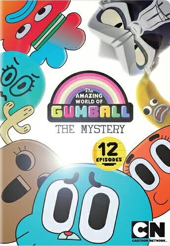 【こちらの商品はお取り寄せの商品になります。入荷の目安：1〜3週間】 ※万が一、メーカーに在庫が無い場合はキャンセルとさせて頂く場合がございます。その際はご了承くださいませ。 The Amazing World of Gumball - The Mystery おかしなガムボール [ US / Cartoon Network / DVD ] 新品！ ※こちらのDVDはリージョンコード(DVD地域規格)が【1】になります。 日本製のデッキではご覧頂けませんのでご注意下さい。 リージョンコードフリーのDVDデッキなど対応機種でご覧下さい。 ※アメリカ盤につき日本語字幕はございません。 カートゥーン ネットワークのオリジナルアニメーション『おかしなガムボール』の北米版DVD！！ 主人公は青いネコ“ガムボール”。父はウサギ、親友は金魚、クラスメートは恐竜や折り紙のクマ、風船やロボット…と、ハチャメチャな設定のキャラクターたちが実写の街を舞台に、次から次へと笑いを振りまきます。 【仕様】 ■音声：英語 ■ディスク枚数：1枚 ■収録時間：本編132分　