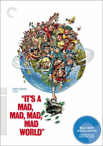 新品北米版Blu-ray！【おかしなおかしなおかしな世界】 It's a Mad, Mad, Mad, Mad World Criterion Collection [Blu-ray]！＜スタンリー・クレイマー監督作品＞