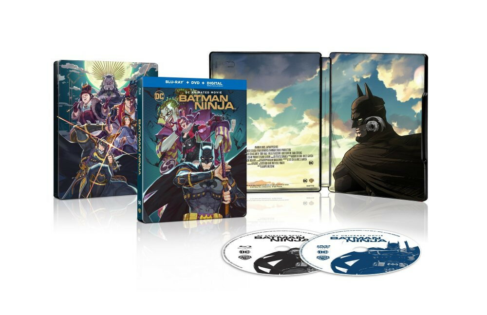 新品北米版Blu-ray！【ニンジャバットマン】Batman Ninja Blu-ray/DVD Steelbook＜スティールブック仕様＞