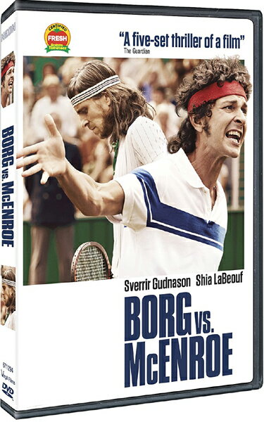 SALE OFF！新品北米版DVD！Borg vs. McEnroe ＜ジョン マッケンローとビョルン ボルグによるテニス史に残る伝説の一戦を映画化＞