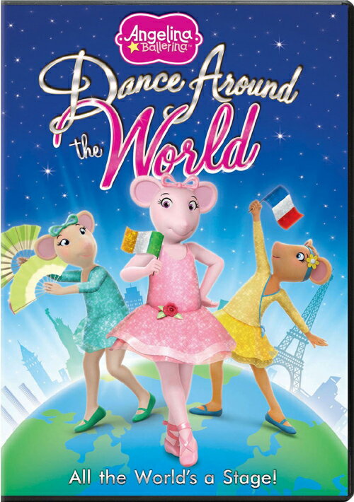 北米版DVD！【アンジェリーナはバレリーナ】Angelina Ballerina: Dance Around the World