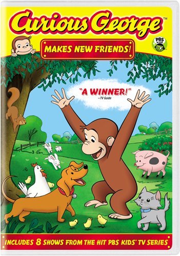 北米版DVD！【おさるのジョージ】 Curious George: Makes New Friends！