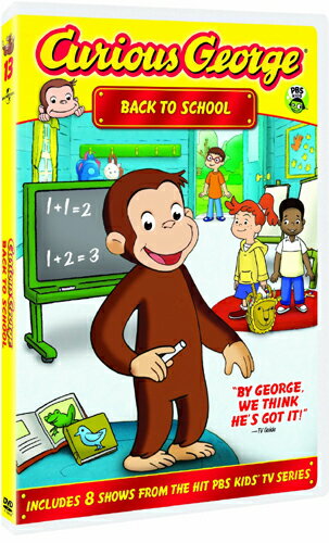 北米版DVD！【おさるのジョージ】 Curious George: Back to School！