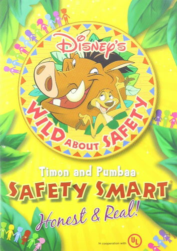【こちらの商品はお取り寄せの商品になります。入荷の目安：1〜3週間】 ※万が一、メーカーに在庫が無い場合はキャンセルとさせて頂く場合がございます。その際はご了承くださいませ。 Disney's Wild About Safety with Timon and Pumbaa Safety Smart Honest & Real [ US / Disney Educational Productions / DVD ] 新品！ ※こちらのDVDはリージョンコード(DVD地域規格)が【1】になります。 日本製のデッキではご覧頂けませんのでご注意下さい。 リージョンコードフリーのDVDデッキなど対応機種でご覧下さい。 ※アメリカ盤につき日本語字幕はございません。 ライオンキングのキャラクターが安全な生活の仕方を楽しく教えるディズニーからの子供向けの教育ビデオ『Wild About Safety』の北米版DVD！！ 【仕様】 ■音声：英語 ■ディスク枚数：1枚 ■収録時間：本編12分　