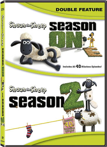 Shaun The Sheep: Season 1 & 2 ひつじのショーン: シーズン1&2 [ US / Lionsgate / DVD ] 新品！ ※こちらのDVDはリージョンコード(DVD地域規格)が【1】になります。 日本製のデッキではご覧頂けませんのでご注意下さい。 リージョンコードフリーのDVDデッキなど対応機種でご覧下さい。 ※アメリカ盤につき日本語字幕はございません。 ひつじのショーンとその仲間達が繰り広げる騒動！「ウォレスとグルミット、危機一髪！」スピンオフ『ひつじのショーン』のシーズン1と2を収録した北米版DVD！！ 【仕様】 ■音声：英語 ■ディスク枚数：4枚 ■収録時間：本編540分　