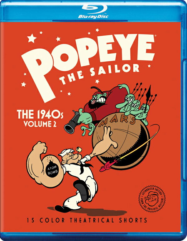 新品北米版Blu-ray！【ポパイ 40年代短編アニメコレクションVol.2】 Popeye The Sailor: The 1940s Volume 2 [Blu-ray]