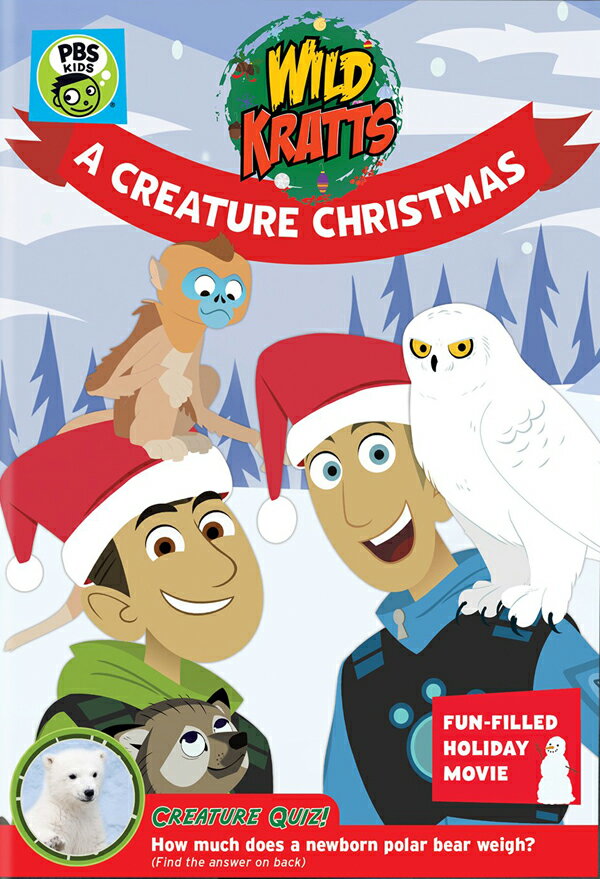 北米版DVD！Wild Kratts: A Creature Christmas ＜ワイルド クラッツ＞