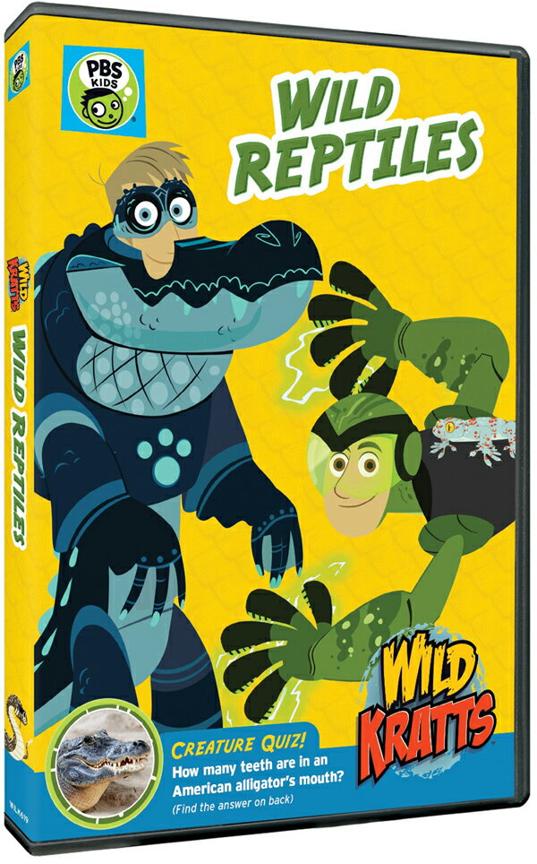 北米版DVD！Wild Kratts: Wild Reptiles ＜ワイルド・クラッツ＞