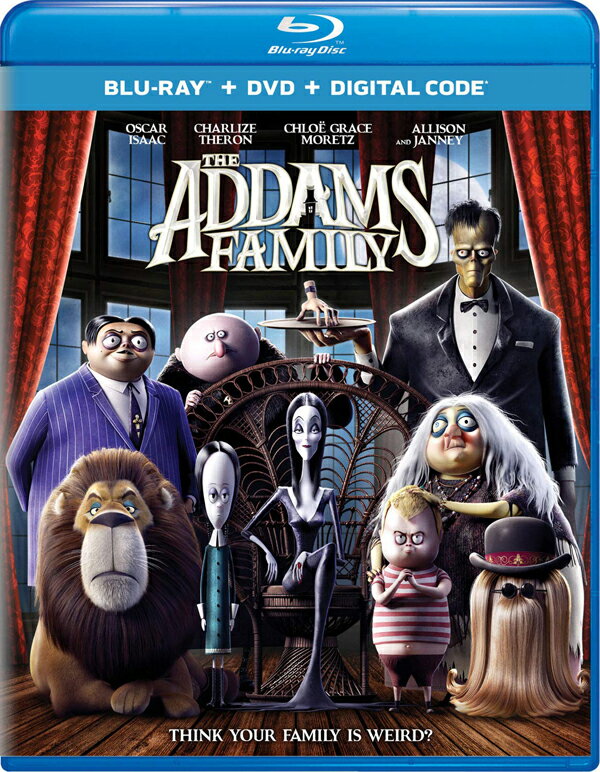 新品北米版Blu-ray！【アダムス ファミリー (2019)】 The Addams Family Blu-ray/DVD ！