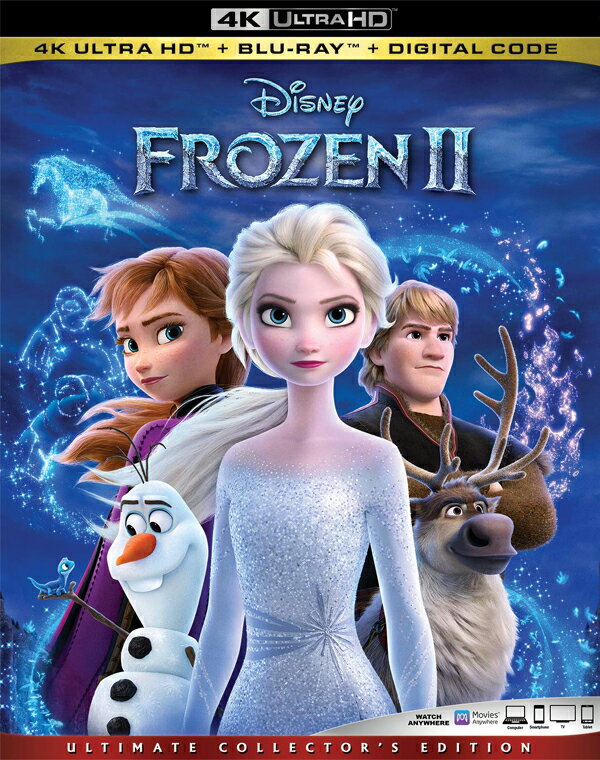 楽天RGB DVD STORE／SPORTS＆CULTURE新品北米版4K Ultra HD！【アナと雪の女王2】 Frozen II [4K Ultra HD/Blu-ray]！＜日本語音声/日本語字幕付き＞