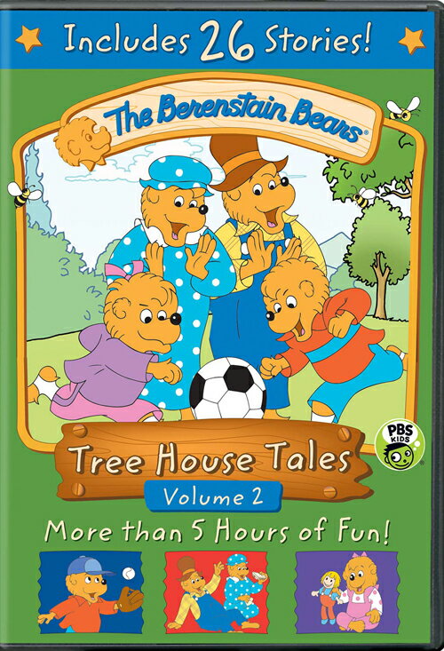 北米版DVD！Berenstain Bears: Tree House Tales Vol. 2！＜バーンスタインベアーズ＞