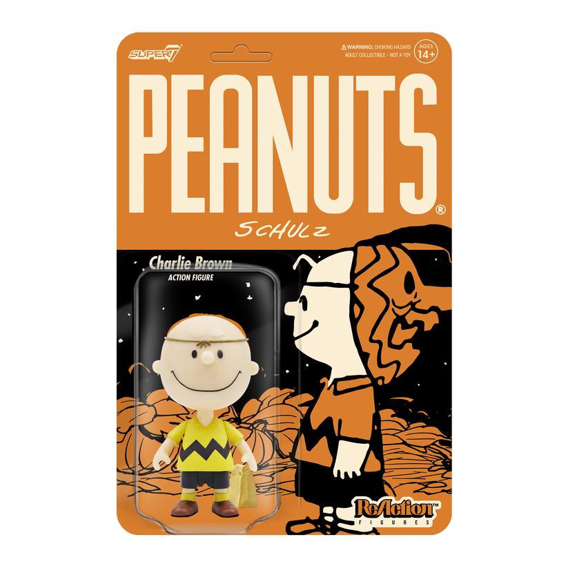 ■SALE！Super7 - Peanuts Reaction Figure Wave 4 - Masked Charlie Brown ＜スヌーピー＞ スーパー7 リアクション フィギュア ハロウィン チャーリー ブラウン