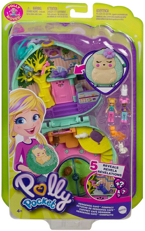 おもちゃ, その他  Mattel - Polly Pocket Hedgehog Cafe Compact