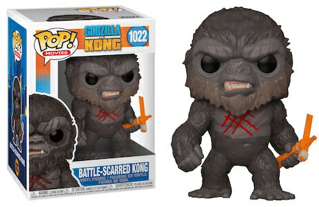 [t@R] FUNKO POP! MOVIES: Godzilla Vs Kong - Battle -Scarred Kong SWvsRO