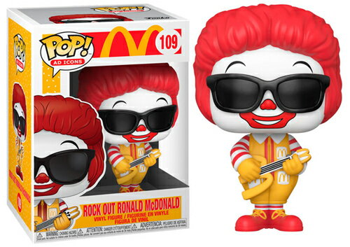 コレクション, フィギュア  FUNKO POP! AD ICONS: McDonalds- Rock Out Ronald 