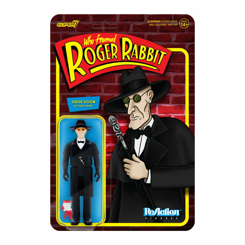 ■Super7 - Who Framed Roger Rabbit ReAction Figure Wave 1 - Judge Doom＜ロジャー・ラビット＞ スーパー7 リアクション フィギュア＞