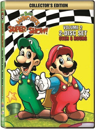 新品北米版DVD！The Super Mario Bros Super Show! Volume 2！スーパーマリオブラザーズ スーパーショー！ 　アメリカ放映版＜音声英語＞