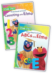 北米版DVD！【セサミ・ストリート】Sesame Street: Preschool Is Cool - ABCs With Elmo/ Preschool Is Cool:Counting With Elmo！