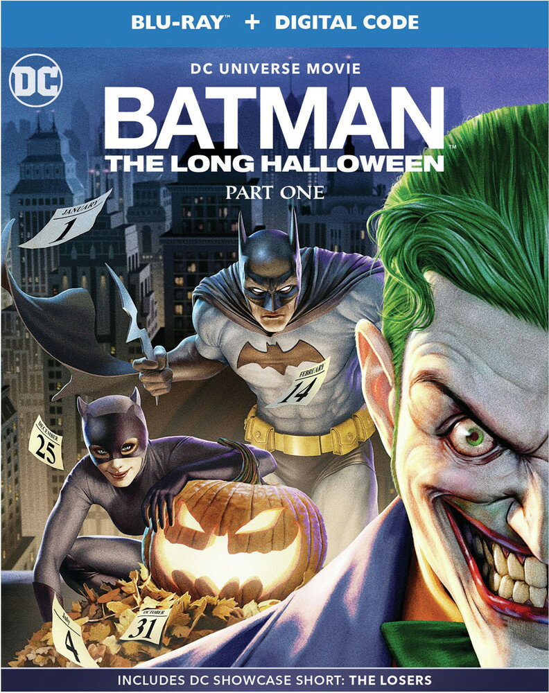 【こちらの商品はお取り寄せ商品となります。入荷の目安：1～3週間】 ※万が一、メーカーに在庫が無い場合はキャンセルとさせて頂く場合がございます。その際はご了承くださいませ。 Batman The Long Halloween Part 1 [Blu-ray] バットマン : ロング・ハロウィーン：パート1 (2021) [ US / Warner Home Video / Blu-ray ] 新品！ ※アメリカ盤ブルーレイですが、国内ブルーレイデッキで日本盤ブルーレイと同じようにご覧頂けます。 ※アメリカ盤につき日本語字幕はございません。 『ダークナイト』3部作の原案として知られる、DCの名作コミックのアニメーション化『バットマン : ロング・ハロウィーン』のパート1を収録した北米版ブルーレイ！！ 【仕様】 ■音声：英語 ■字幕：英語 ■収録時間：本編85分　