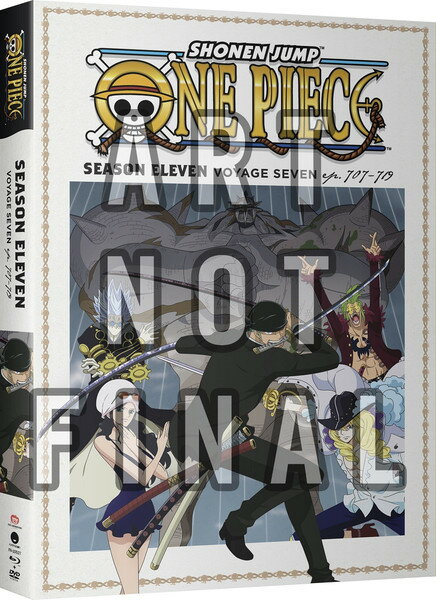 【こちらの商品はお取り寄せ商品となります。入荷の目安：1～3週間】 ※万が一、メーカーに在庫が無い場合はキャンセルとさせて頂く場合がございます。その際はご了承くださいませ。 One Piece Season 11 Part 7 [Blu-ray/DVD] ワンピース 第707話〜第719話！ [ US / FUNIMATION / Blu-ray+DVD ] 新品！ ※こちらの商品はブルーレイデッキの国コードが日本に固定されているデッキではご覧いただけません。 ・設定が変更できる場合は国コードをアメリカ（日本以外）にしてご覧ください。 ・商品ご購入の前にお持ちのデッキが国コードをアメリカ等に変更できるかどうかご確認ください。 ※PS4でご覧頂く場合は問題ございません。 ※DVDの方はリージョンコード(DVD地域規格)が【1】になります。リージョンコードフリーのDVDデッキなど対応機種でご覧下さい。 ※日本盤と同じように日本語音声でご覧頂けます。 大人気TVアニメ「ONE PIECE」の第707話〜第719話までを収録した北米版ブルーレイ！！ 【仕様】 ■音声：日本語 ■音声：英語 ■収録時間：本編325分 【Special Features】 ・ADR Directors Round Table, Textless Opening Song "Hard Knock Days."　