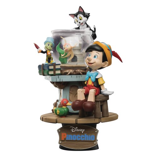 おもちゃ, その他 Beast Kingdom - Disney Classic Ani Ser DS-058 Pinocchio D-Stage Series 6 Statue15cm D