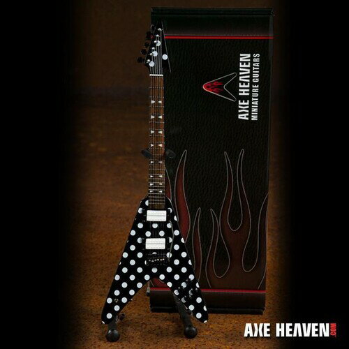 Axe Heaven - Randy Rhoads Harpoon Polka Dot V Mini Guitar Replica Collectible