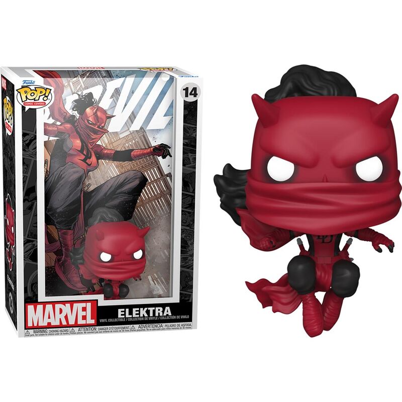 ファンコ FUNKO POP COMIC COVER: Marvel- Elektra as Daredevil ＜エレクトラ/デアデビル＞