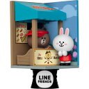 Beast Kingdom - Line Friends DS-105 Diorama Stage Hot Dog 6 039 039 Statue（約15cm）＜ラインフレンズ＞ ビースト キングダム Dステージ