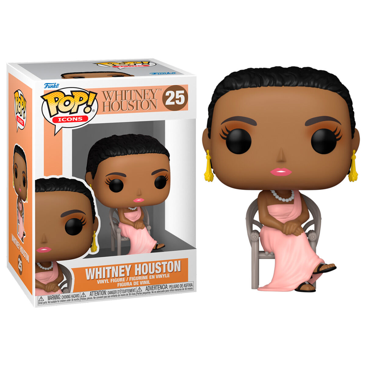 ■[ファンコ] FUNKO POP! ICONS: Whitney Houston - Debut ＜ホイットニー・ヒューストン＞