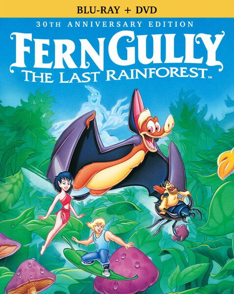 新品北米版Blu-ray！【不思議の森の妖精たち】FernGully The Last Rainforest 30th Anniversary Edition [Blu-Ray/DV…