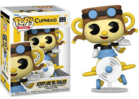 ■ FUNKO POP! GAMES: Cuphead S3 - Aeroplane Chalice＜カップヘッド＞チャリス