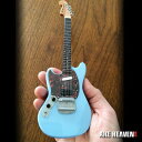 Axe Heaven - Fender Mustang Sonic Blue Mini Guitar Replica Collectible