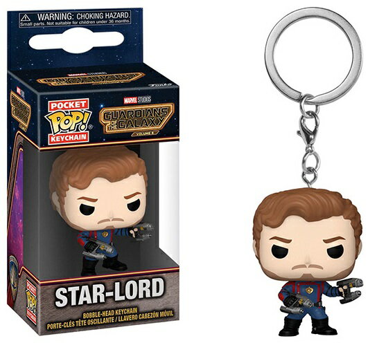  FUNKO POP! KEYCHAIN: Guardians of the Galaxy Vol. 3 - Star-Lord ＜ガーディアンズ・オブ・ギャラクシー：VOLUME 3＞