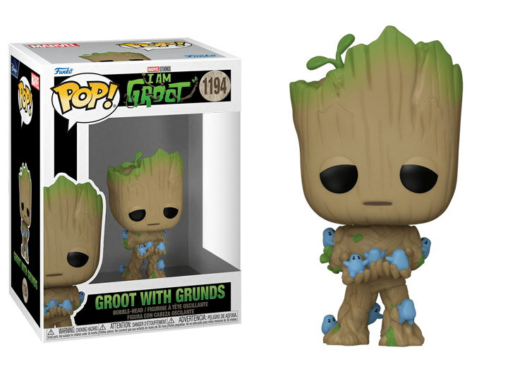 ■SALE！ ファンコ FUNKO POP MARVEL: I Am Groot - Groot with Grunds＜アイ アム グルート＞