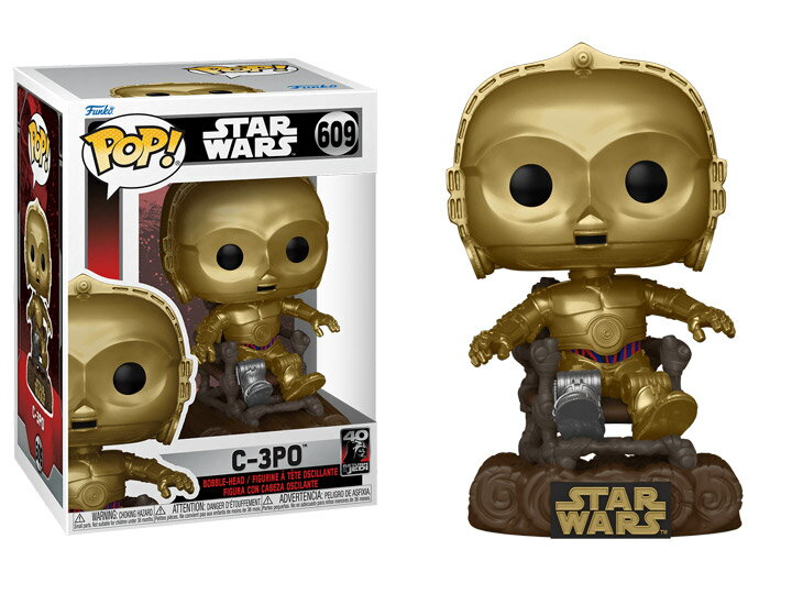 楽天RGB DVD STORE／SPORTS＆CULTURE■[ファンコ] FUNKO POP! STAR WARS: Return of the Jedi 40th - C-3PO in Chair＜スター・ウォーズ エピソード6/ ジェダイの帰還＞