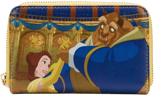 ラウンジフライ ディズニー 美女と野獣 ベル プリンセス シーン ジップ アラウンド ウォレット LOUNGEFLY DISNEY: BEAUTY AND THE BEAST -BELLE PRINCESS SCENE ZIP AROUND WALLETのサムネイル