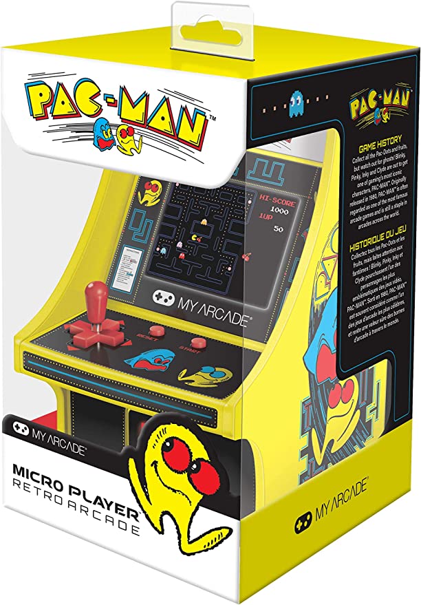 ＜My Arcade パックマン＞My Arcade DGUNL-3220 Pac-Man Micro Player Retro Arcade Machine -6 Inch Cabinet