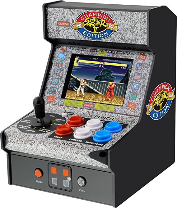 ＜My Arcade ストリートファイターII CHAMPION EDITION＞My Arcade DGUNL-3283 Street Fighter II Champion Edition Micro Player Retro Arcade - 7.5 Inch