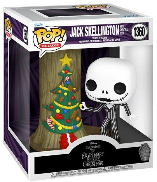 [t@R] FUNKO POP! DELUXE: The Nightmare Before Christmas 30th - Jack Skellington with Christmas DooriCgA[ErtHAENX}X