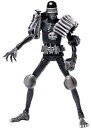 Hiya Toys - Judge Dredd - Black And White Judge Death Px 1/18 Mini Action Figure＜ジャッジ・ドレッド＞（約11cm）