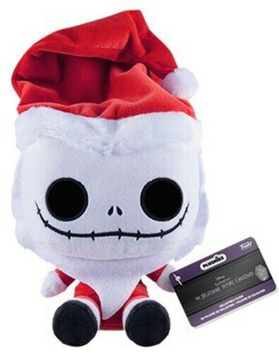 [ファンコ] FUNKO POP! PLUSH: The Nightmare Before Christmas 30th Anniversary - Santa Jack Skellington 7''（約17cm）＜ナイトメアー・ビフォア・クリスマス＞ぬいぐるみ