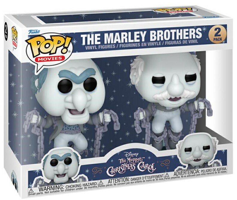 ■予約■[ファンコ] FUNKO POP! DISNEY: The Muppet Christmas Carol - The Marley Brothers Two-Pack＜マペットのクリスマス・キャロル＞