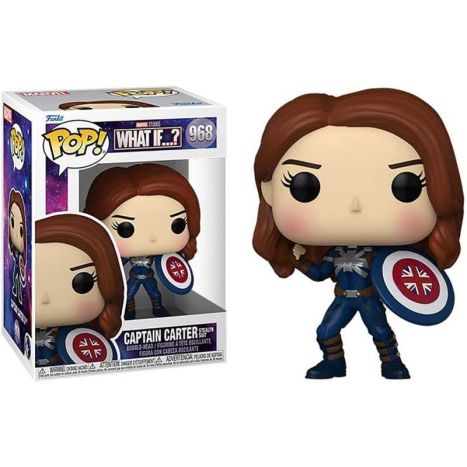 ■[ファンコ] FUNKO POP! MARVEL: What If - Captain Carter - Stealth Suit＜ホワット・イフ...?/マーベル＞ゾンビハンター・スパイディ