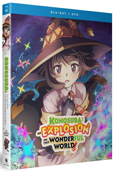 【こちらの商品はアメリカで2024年5月14日発売の商品になります。入荷の目安：発売後1～3週間】 ※万が一、メーカーに在庫が無い場合はキャンセルとさせて頂く場合がございます。その際はご了承くださいませ。 KONOSUBA - An Explosion on This Wonderful World!: The Complete Season [Blu-ray/DVD] この素晴らしい世界に爆焔を！ 全12話 [ US / Funimation Prod / Blu-ray ] 新品！ ※こちらの商品はブルーレイデッキの国コードが日本に固定されているデッキではご覧いただけません。 ・設定が変更できる場合は国コードをアメリカ（日本以外）にしてご覧ください。 ・商品ご購入の前にお持ちのデッキが国コードをアメリカ等に変更できるかどうかご確認ください。 ※PS4でご覧頂く場合は問題ございません。 ※DVDの方はリージョンコード(DVD地域規格)が【1】になります。リージョンコードフリーのDVDデッキなど対応機種でご覧下さい。 ※日本盤と同じように日本語音声でご覧頂けます。 『この素晴らしい世界に爆焔を！』の全12話を収録した北米版ブルーレイ！！ 【仕様】 ■音声：日本語 ■字幕：英語 ■収録時間：本編300分 【Special Features】 ・Textless Opening and Ending Songs, Promo Videos　